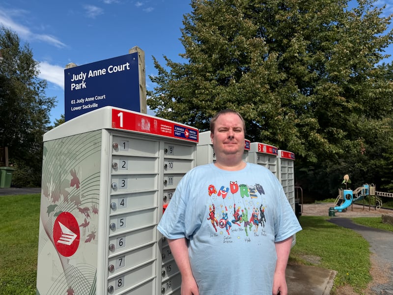 Andrew Jollimere of Lower Sackville, N.S., received hundreds of cards and parcels for his birthday on Sept. 8, 2026. (Emma Convey/CTV News Atlantic)