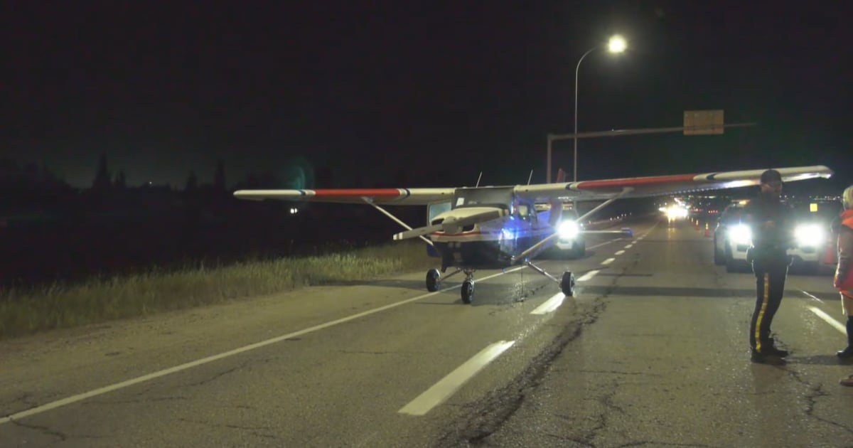 Small plane makes emergency landing east of Edmonton