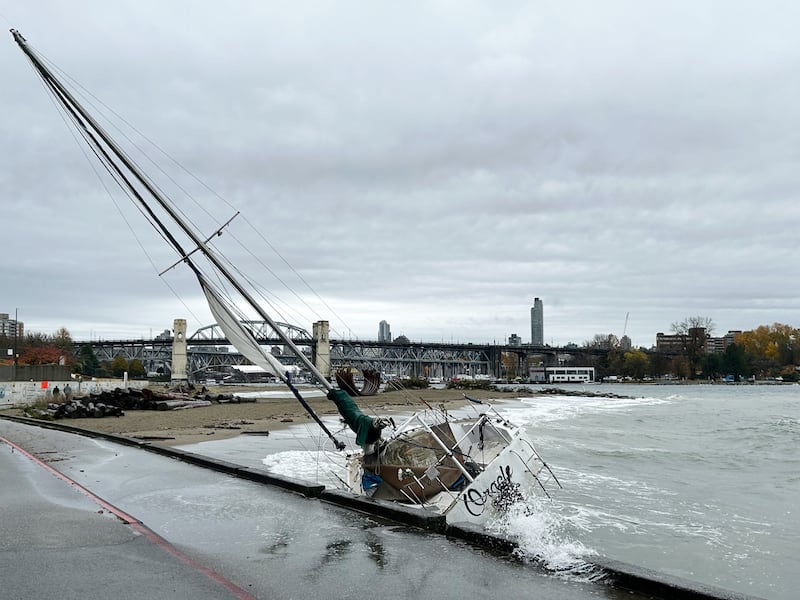 Special coastal flooding statements were also issued for the coastal Metro Vancouver region from West Vancouver down to Tsawwassen. (Jim Fong/CTV News)