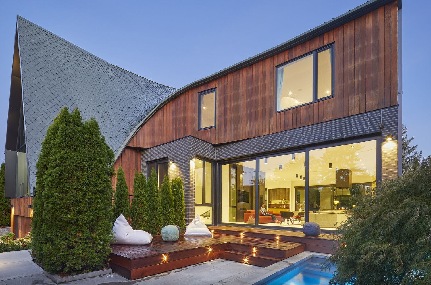 This 'once-in-a-lifetime' home known as the 'Bezier Curve House' is on ...
