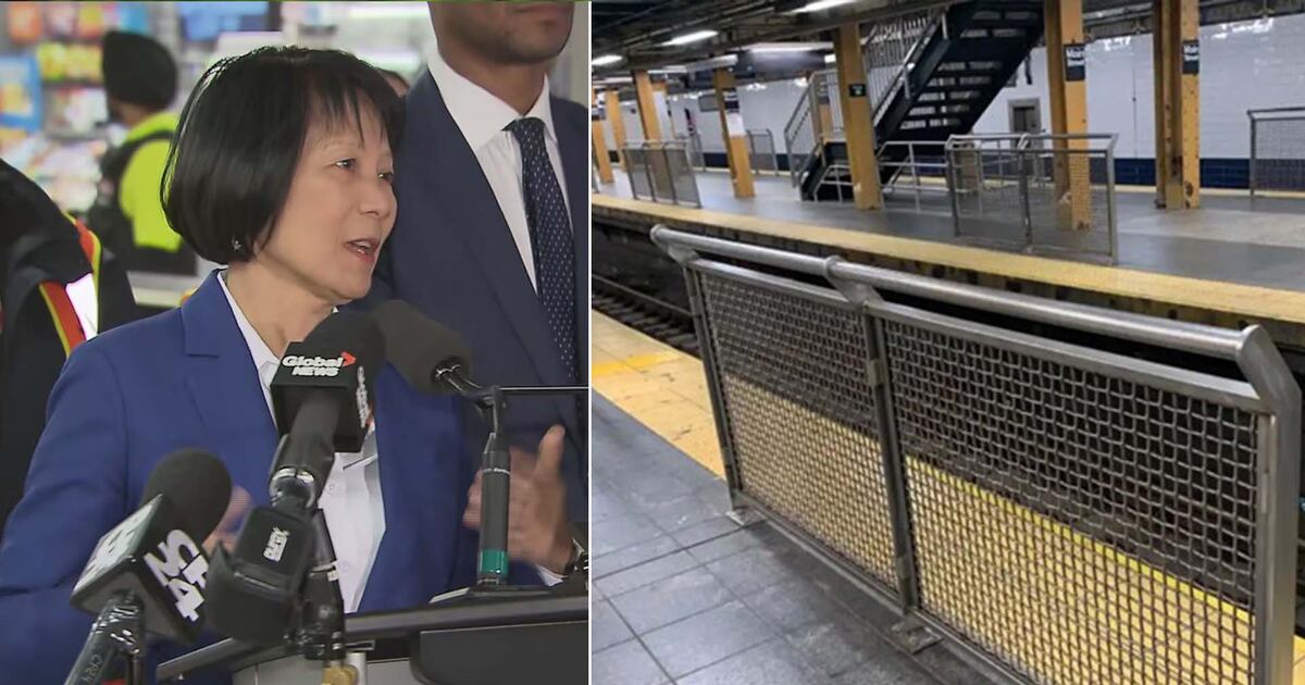 Bürgermeister kündigt an, dass in diesem Jahr Barrieren auf dem Bahnsteig ...