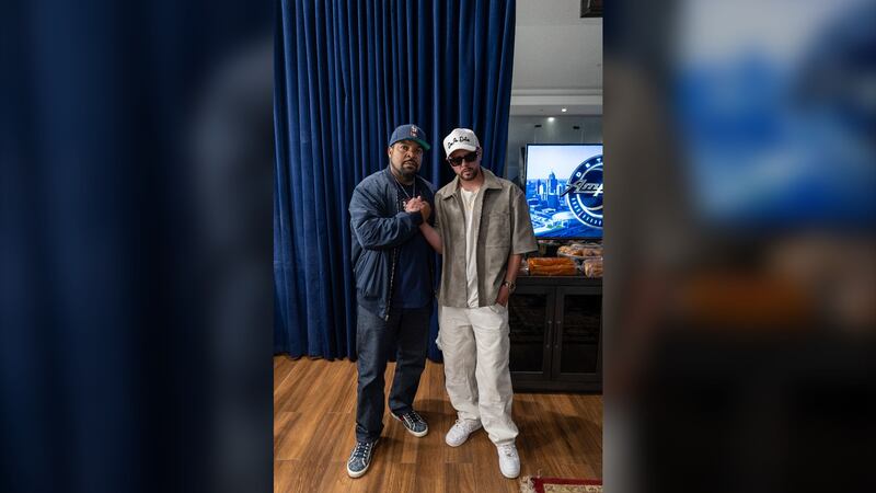 Quake Matthews and Ice Cube are seen together. (Courtesy: Quake Matthews)