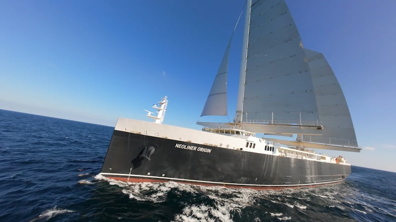 The Neoliner Origin vessel is pictured in a handout photo. (Arthur Jacobs/Neoline)