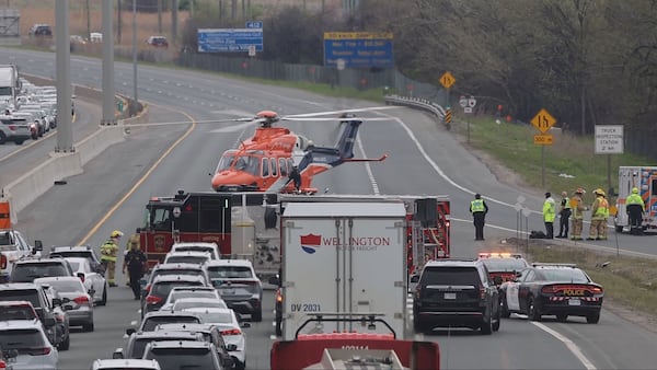 Motorcyclist in his 20s critically injured in Hwy. 401 crash