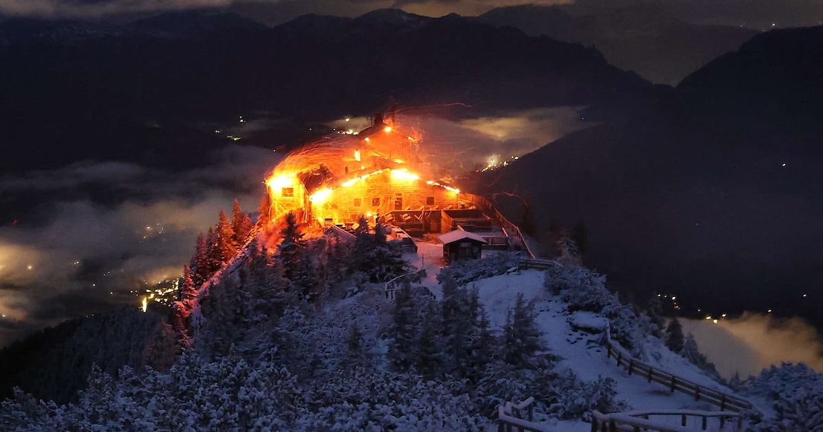 Fire devastates the Eagle's Nest retreat built for Hitler in Germany