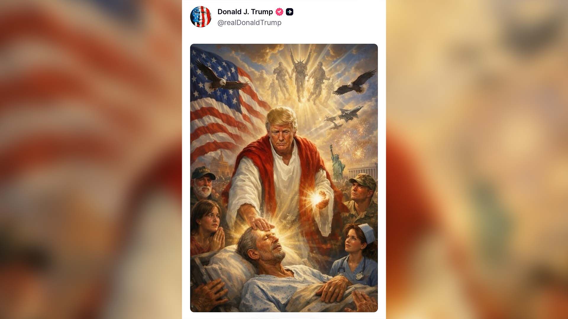 Madness of King Donald on Easter 2026