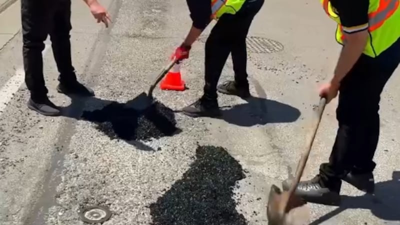 Three Ontario friends sick of potholes are taking matters into their own hands