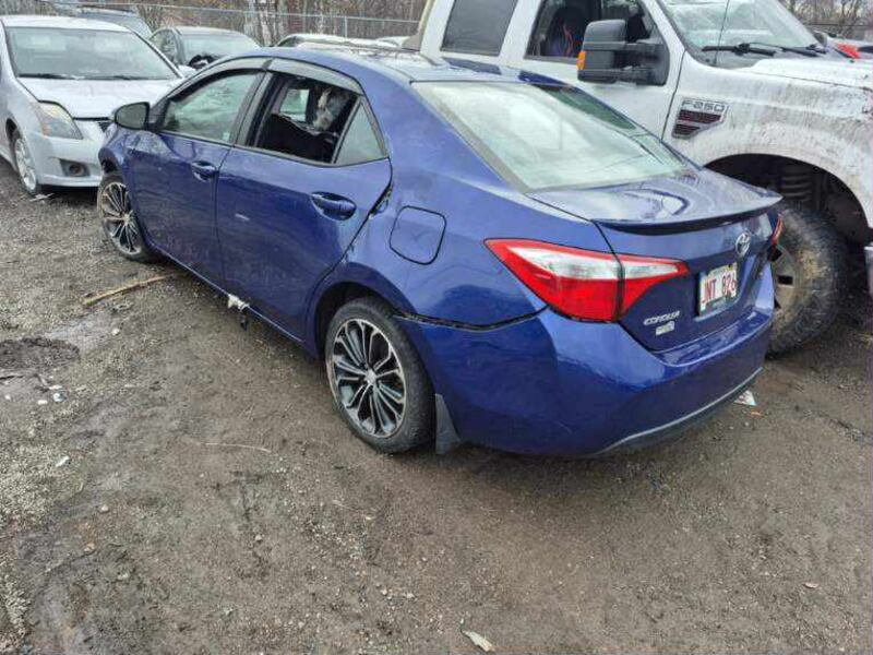 Gerard LeBlanc's car is seen after the crash, with the rear driver-side window smashed. (Courtesy: Cindy Levesque)