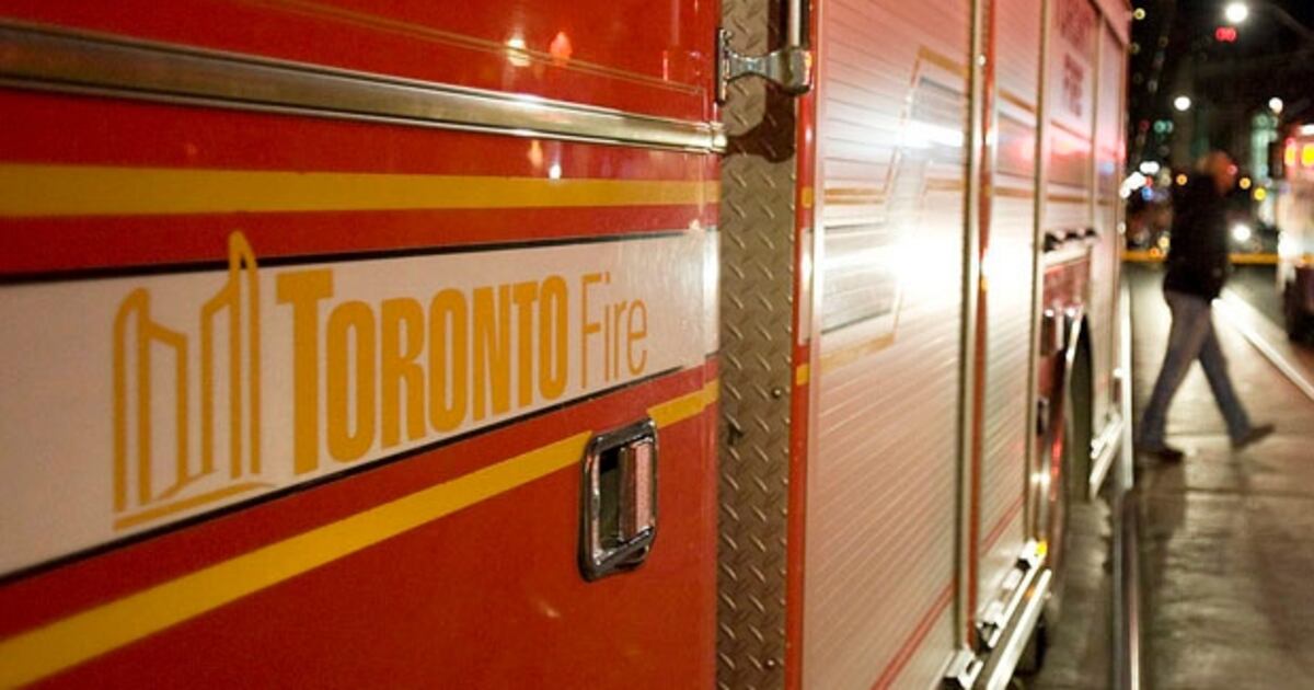 Lithium-ion battery fire and explosion in North York