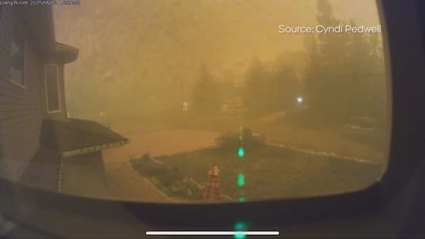 ‘It’s just devastating’: Wildfire evacuees using security cameras to watch homes as flames tear through
