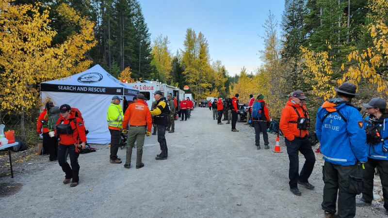 Search and rescue crews hunt for Darius Macdougall, 6, who went missing in southern Alberta on Sunday, Sept. 21, 2025.  (RCMP handout)