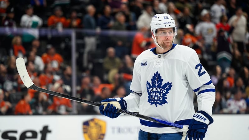 Maple Leafs trade defenceman Brandon Carlo to Blues for a pair of third-round picks