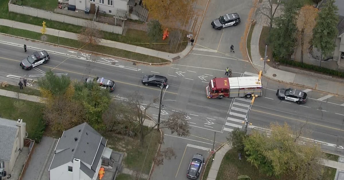 North York pedestrian collision