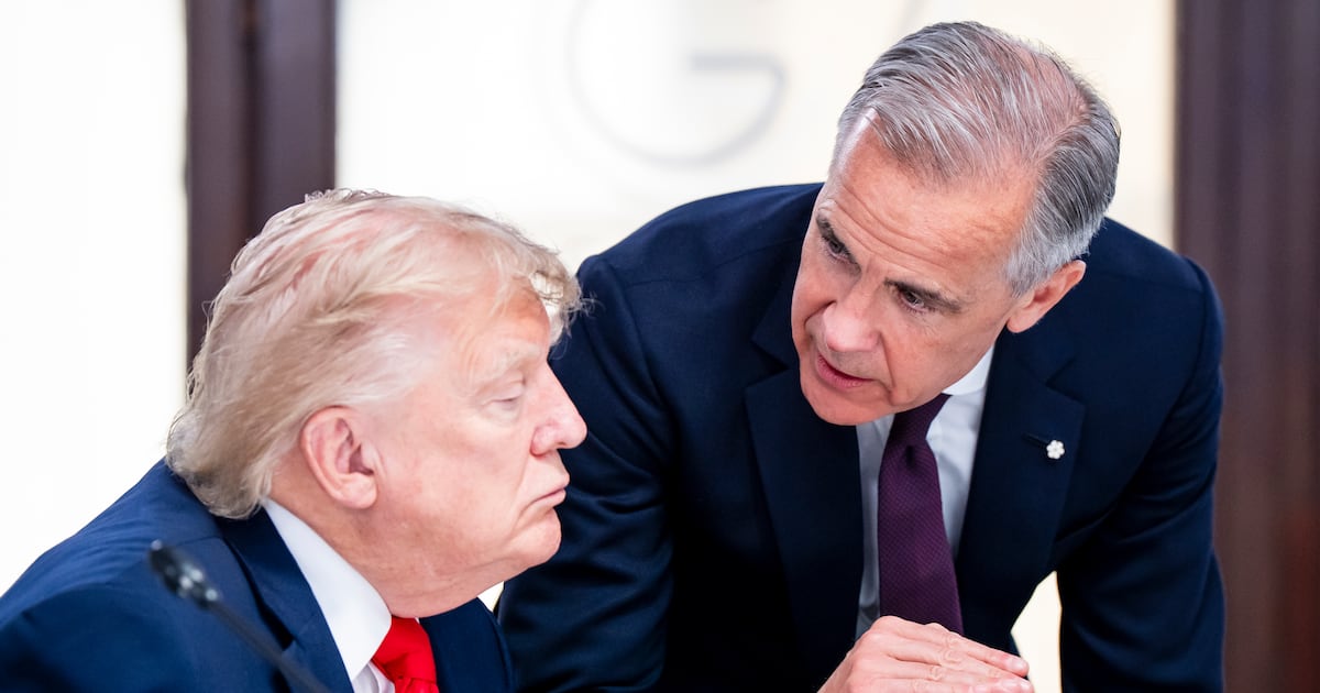 Carney, Trump heard talking Chinese EVs on hot mic at the G7 Summit