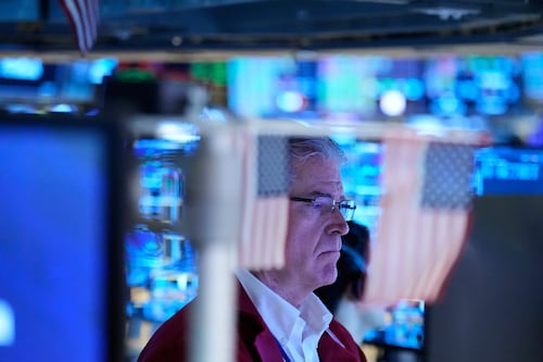 U.S. stocks rise near their record after the latest jobs report eases worries about inflation