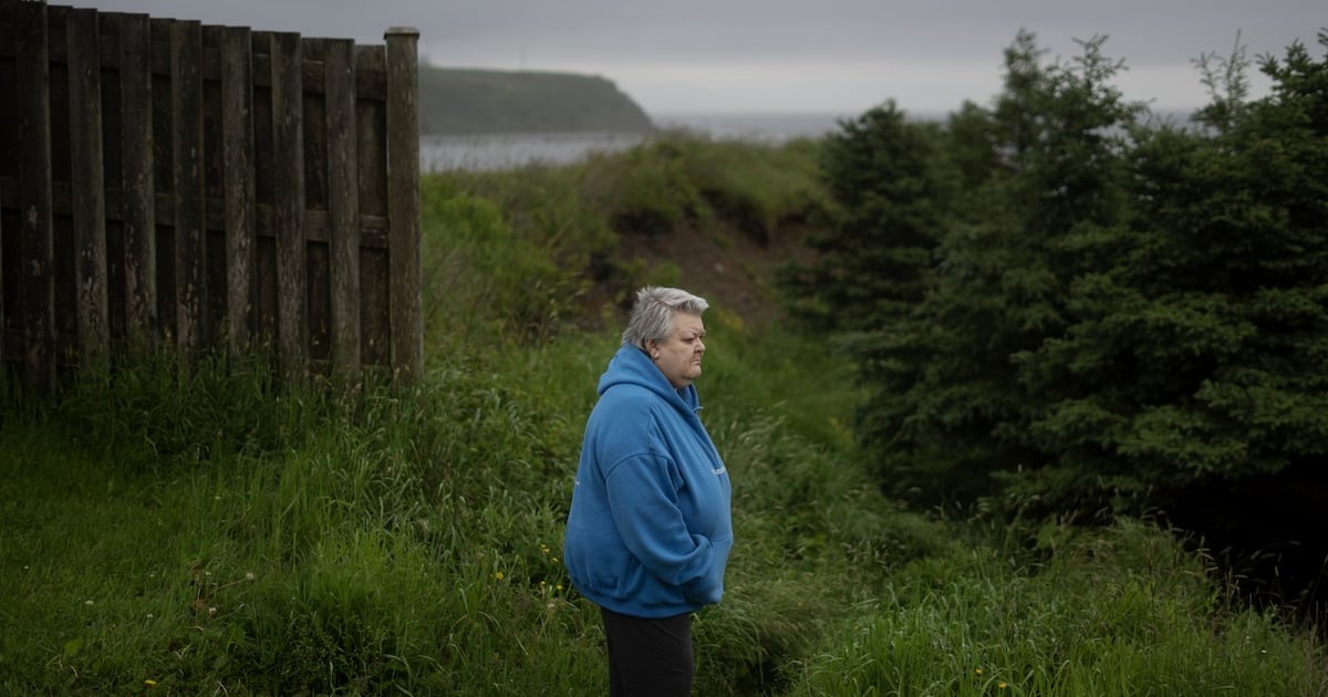 Photo: CP24 Lisa Marr, a retired paramedic who lives with PTSD, poses in Cow Bay, N.S. on Wednesday, June 24, 2026, where she goes to