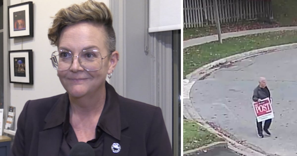 ‘It’s hurtful’: Mayoral candidate reacts to having election sign taken