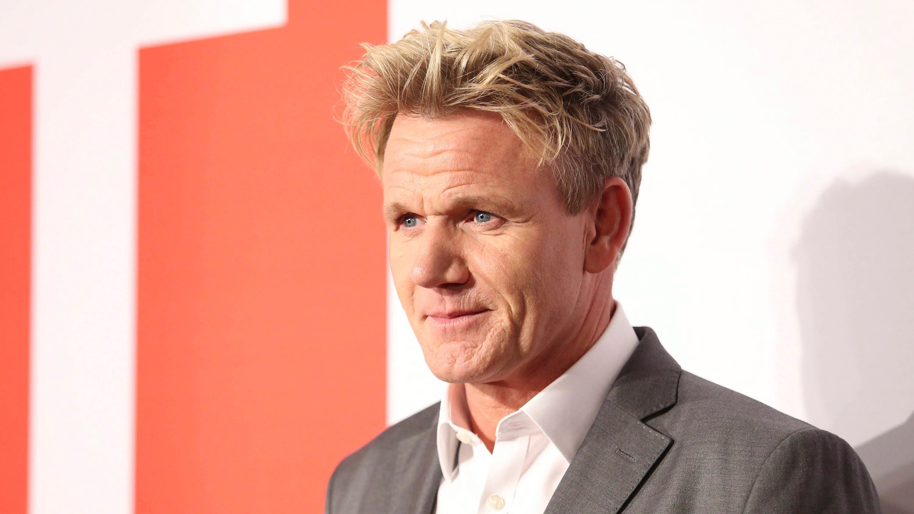 Gordon Ramsay arrives at the 2016 The Film is GREAT Reception at Fig & Olive on Friday, Feb. 26, 2016, in West Hollywood, Calif. (Photo by Omar Vega/Invision/AP)