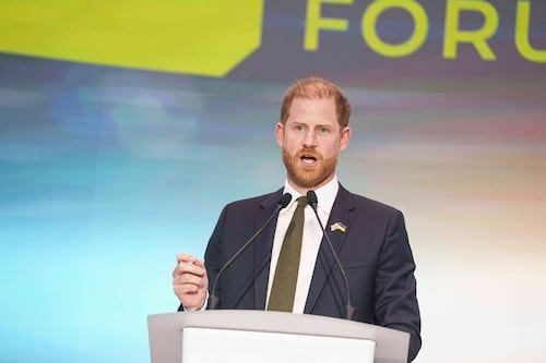 Prince Harry arrives in Kyiv in a show of support