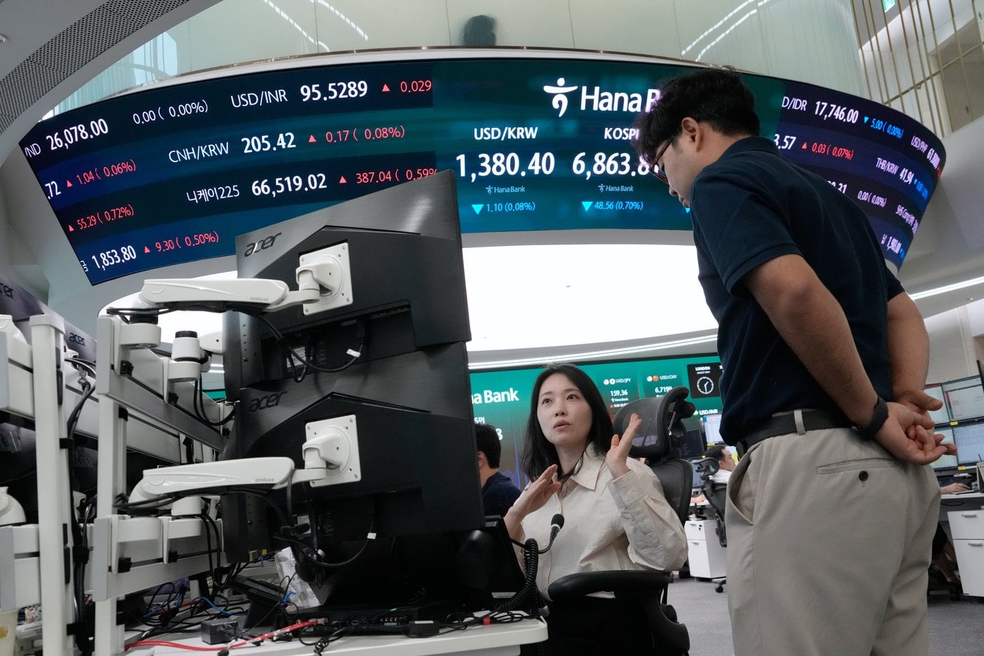 Stock market today : Gains in Europe , Asia after Nvidia lift
