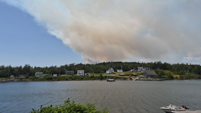 Jacket Lake wildfire in Sheet Harbour