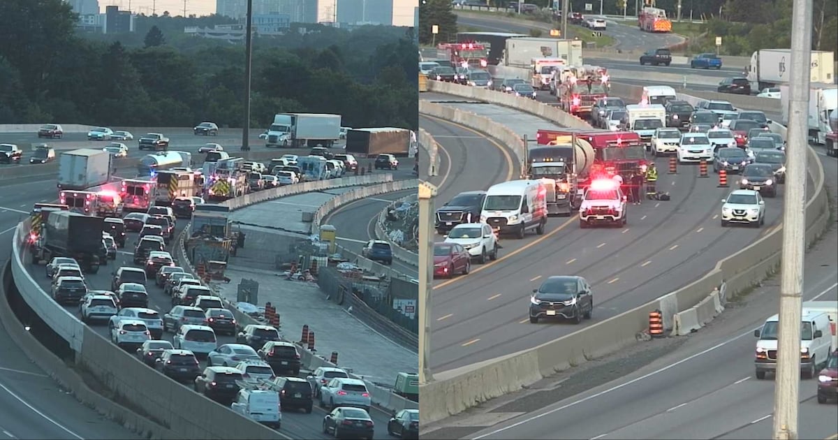 Serious Highway 401 crash in Scarborough