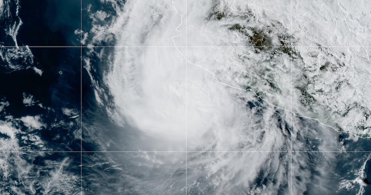 Photo: CP24 This GOES-19 GeoColor satellite image provided by the National Oceanic and Atmospheric Administration (NOAA) and taken on