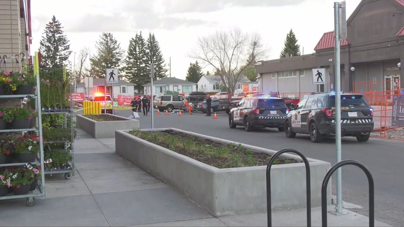 Calgary police investigate a deadly shooting at the North Hill Co-op, located at 520 16 Ave. N.E., on Monday, May 11, 2026.