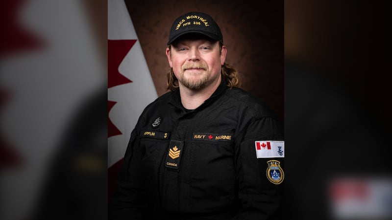 Weapons engineering technician Gregory Applin is pictured. (Source: Royal Canadian Navy)
