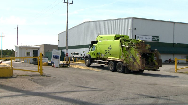 A recycling facility on Chain Lake Drive in Halifax is pictured on Aug. 20, 2026. (Jim Kvammen/CTV News Atlantic)