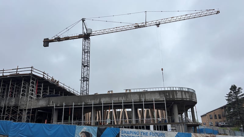 Crane in downtown Halifax