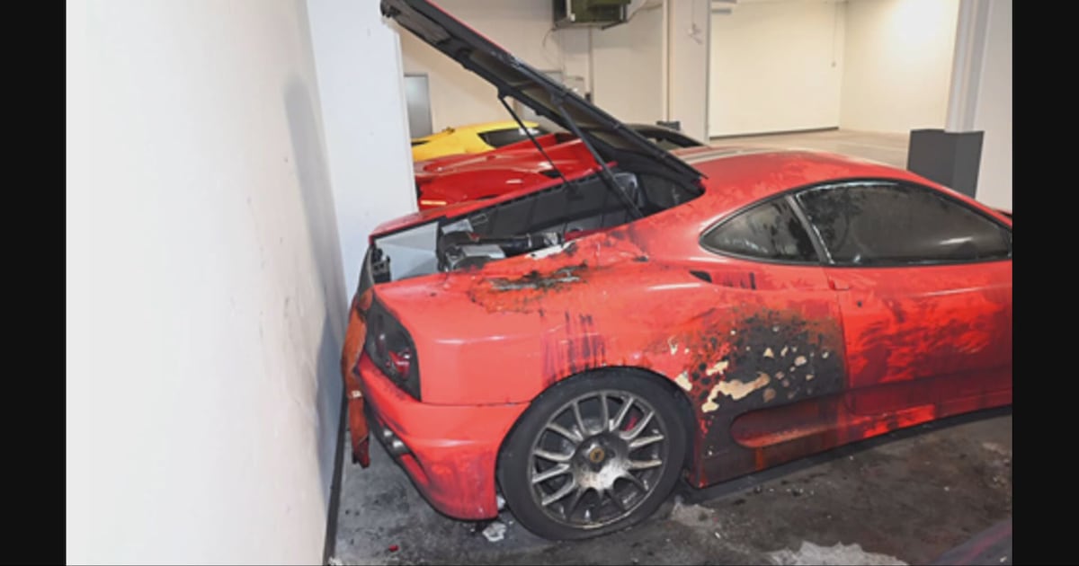 Surveillance footage captures explosion at Ferrari Quebec dealership