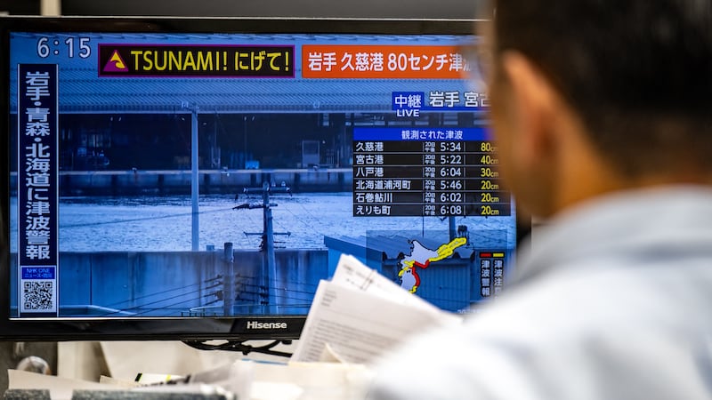 Earthquake sets off brief tsunami alert and a megaquake advisory in northern Japan