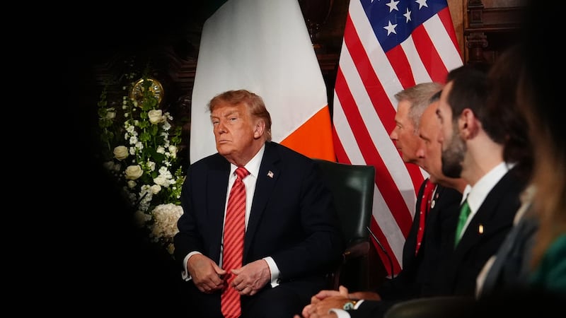 Trump says a unified Ireland would be ‘fantastic’ during trip to Doonbeg golf course