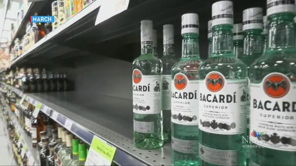 Manitoba’s stock of U.S. booze to be sold for charity: premier