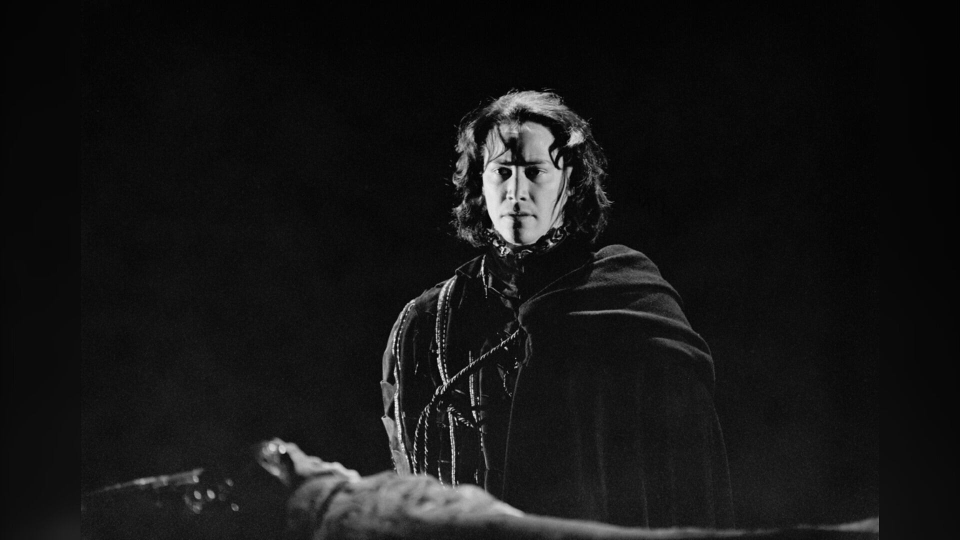 Keanu Reeves appears in RMTC's 1995 production of “The Tragedy of Hamlet, Prince of Denmark." (Royal Manitoba Theatre Centre)