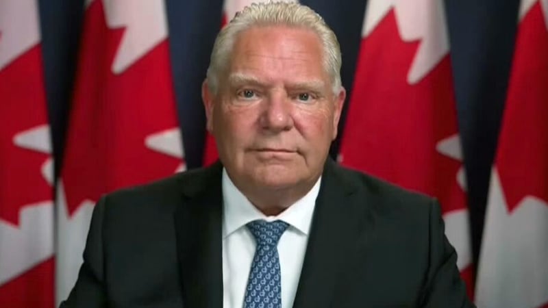 Doug Ford says it’s time to turn down the temperature one day after calling Donald Trump ‘a loser’
