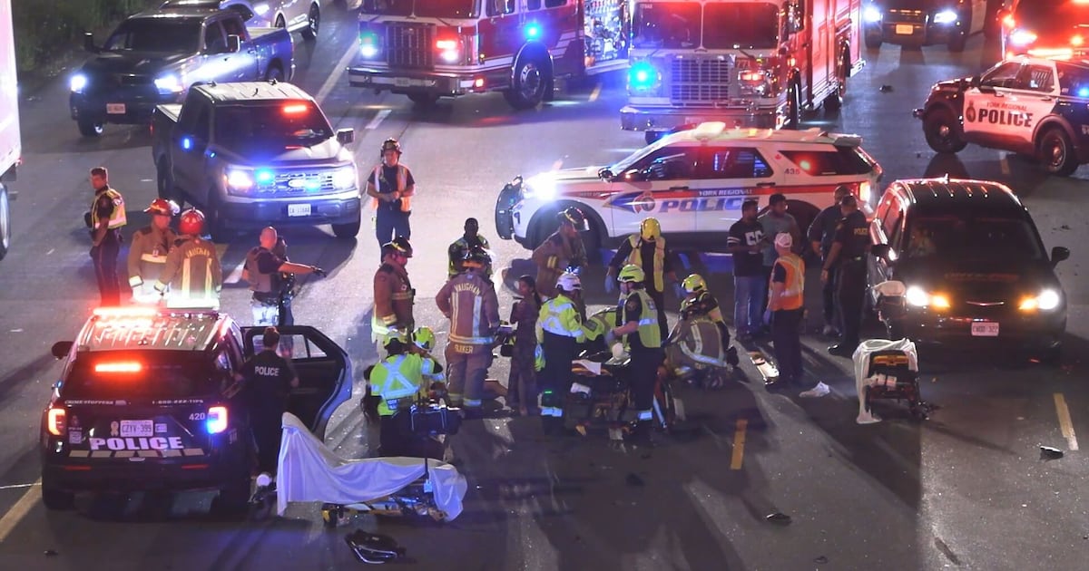 Two seriously injured after Highway 400 crash in Vaughan
