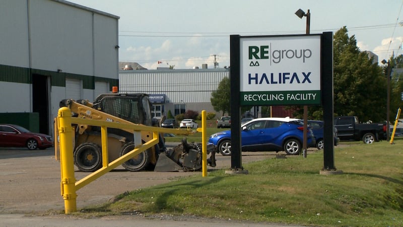 A recycling facility on Chain Lake Drive in Halifax is pictured on Aug. 20, 2026. (Jim Kvammen/CTV News Atlantic)
