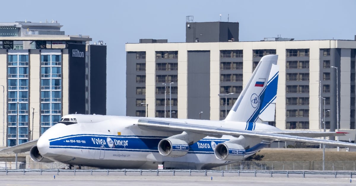 Russian cargo plane grounded at Pearson