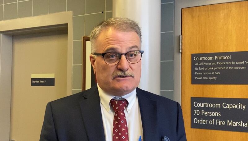 Bill Gorman, senior Crown counsel with the Nova Scotia Public Prosecution Service, is pictured in Pictou provincial court on March 30, 2026. (Hafsa Arif/CTV News Atlantic)