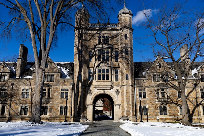 The University of Michigan campus is shown in Ann Arbor, Mich., on Jan. 17, 2026. (Emily Elconin / AP Photo)