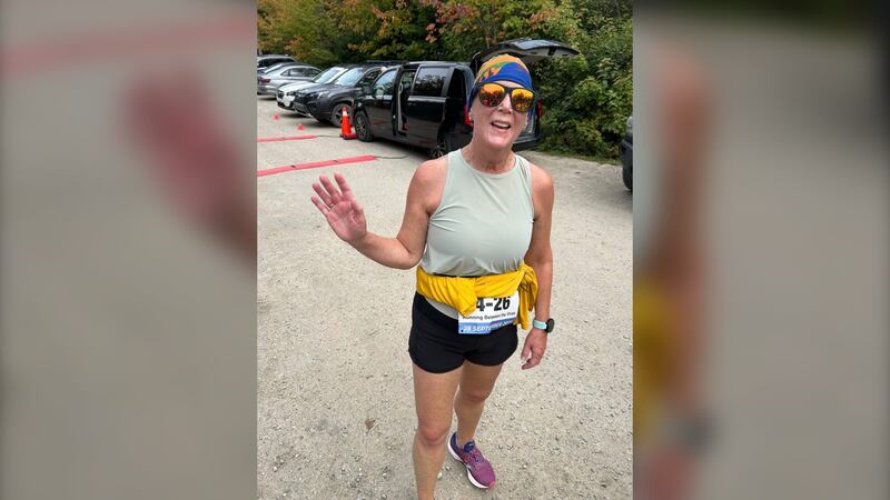 Trish Walsh is pictured at the Rum Runners Relay between Halifax and Lunenburg. (Courtesy: Trish Walsh)