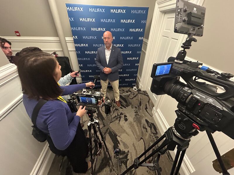 Halifax Mayor Andy Fillmore speaks to reporters on June 23, 2026. (Jonathan MacInnis/CTV Atlantic)