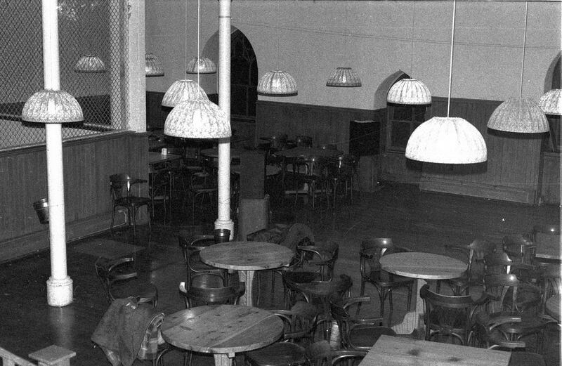 The inside of The Turret is pictured Feb. 17, 1977. (Courtesy of Robin Metcalfe)