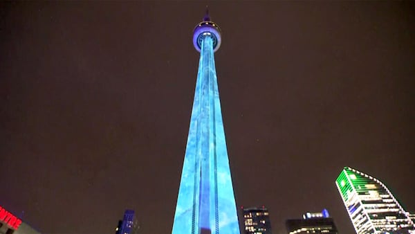 Drake releases 3 albums, including ‘Iceman,’ with ‘frozen’ CN tower and fireworks