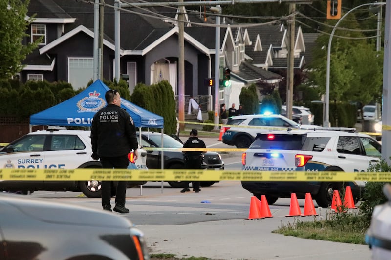 Investigators say no arrests have been made and there is no information on possible suspects.