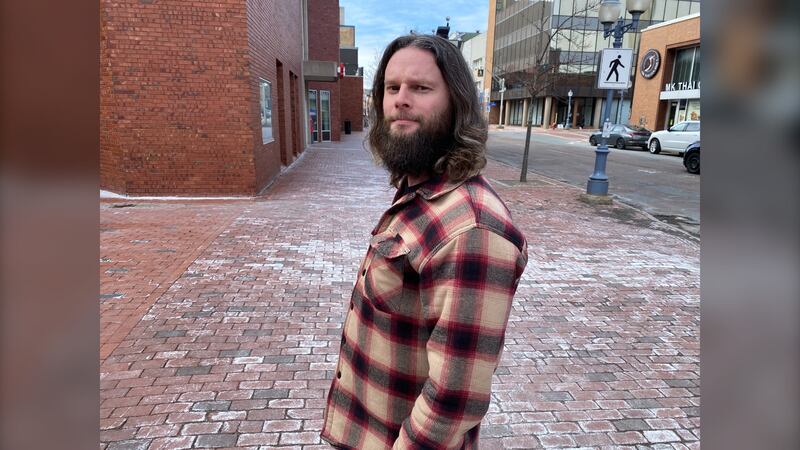 Michel LeBlanc - a musician and friend of John McLaren, who was assaulted in Moncton - is pictured. (Derek Haggett / CTV Atlantic)