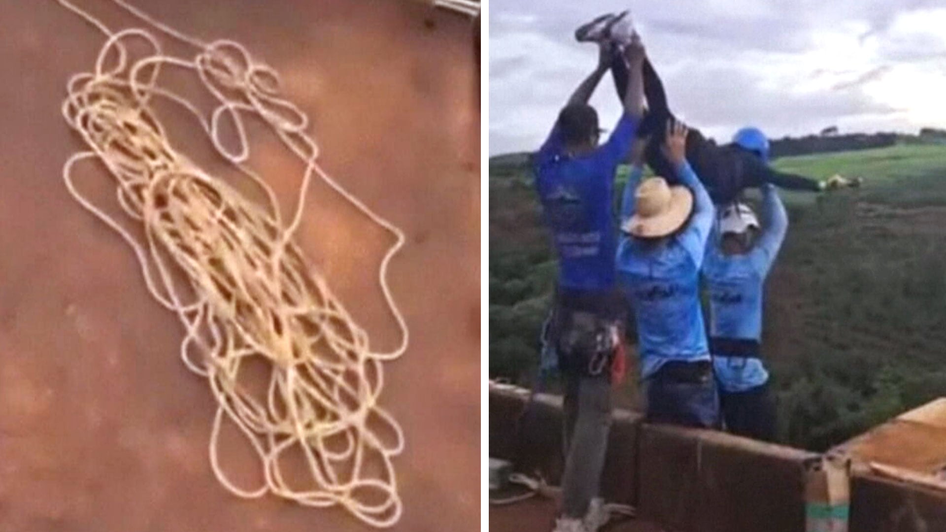 Woman dies in Brazil rope jump after safety cord left off