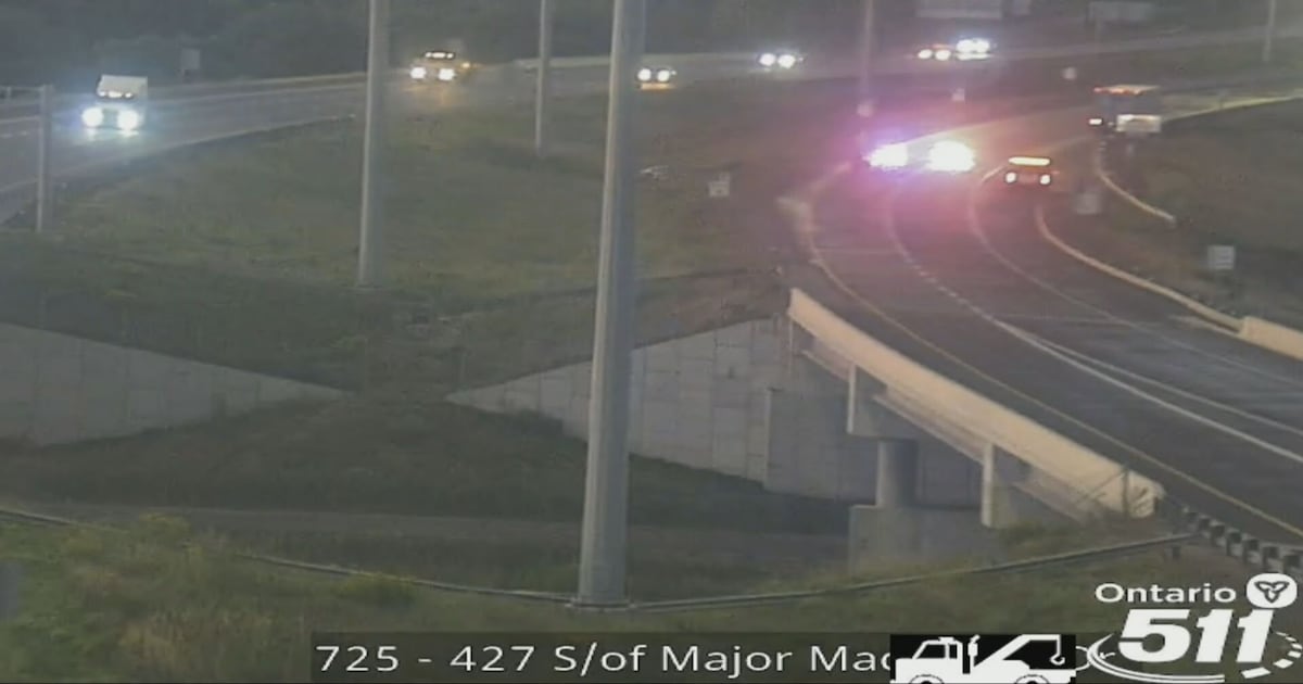 Highway 427 closed in Vaughan